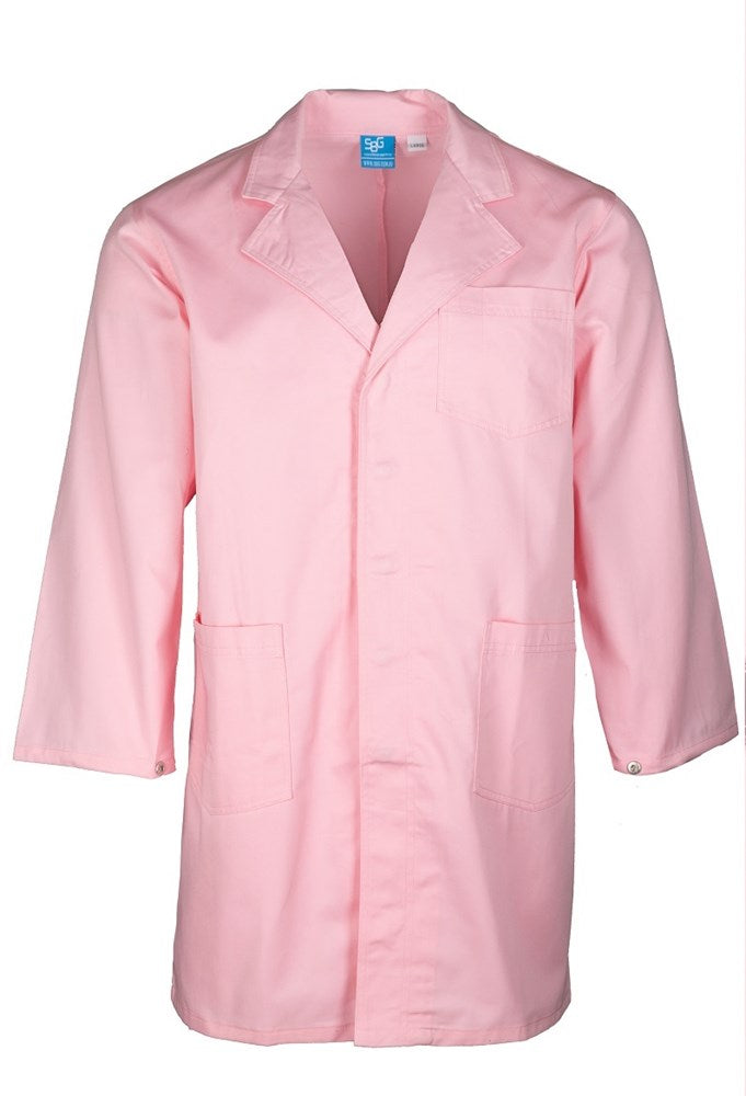 Classic Fit Lab Coat - Candy Pink
