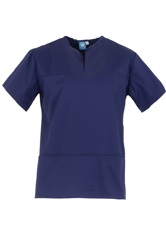 Classic Scrub Top Womens Navy