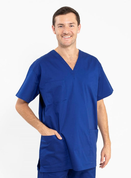 Comfort Scrub Top Royal Blue